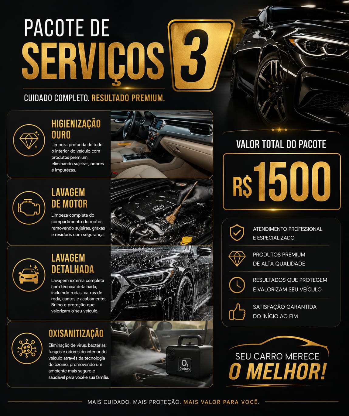 Pacote de Serviços 3 da WM Express